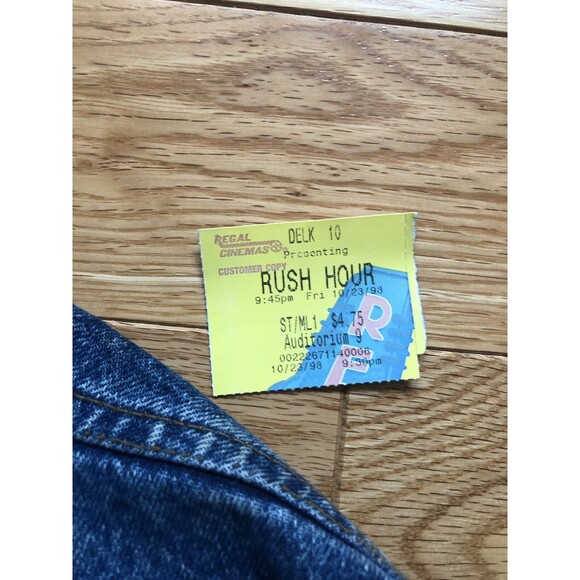 Gap Vintage Denim Jean Jacket Size Medium Zip Button Combo 1990's - Picture 3 of 16